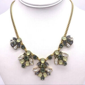 J. Crew Yellow Opalescent Jeweled Necklace